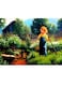 Printed Wall Sticker Multicolour 20cm