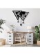 Decorative Wall Sticker Black 20cm