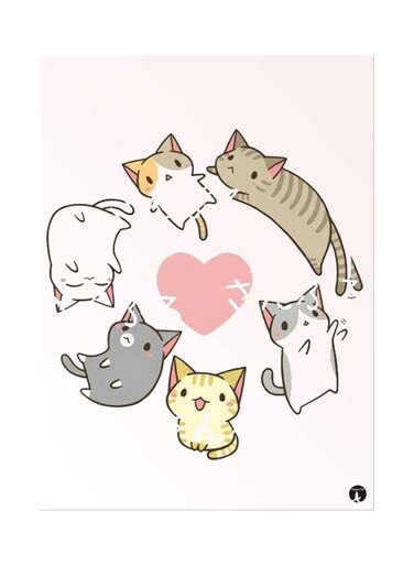Printed Wall Sticker Multicolour 20cm