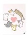 Printed Wall Sticker Multicolour 20cm