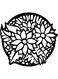 Decorative Wall Sticker Black 20cm