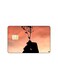 PRINTED BANK CARD STICKER Aesthetic Roses Picture At Sunset