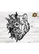 Decorative Wall Sticker Black 20cm