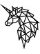 Decorative Wall Sticker Black 20cm
