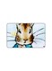 PRINTED BANK CARD STICKER Cute Rabbit Drawing With Blue Jacket