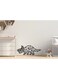 Decorative Wall Sticker Black 20cm