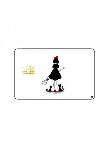 PRINTED BANK CARD STICKER Kiki's Delivery Service Anime