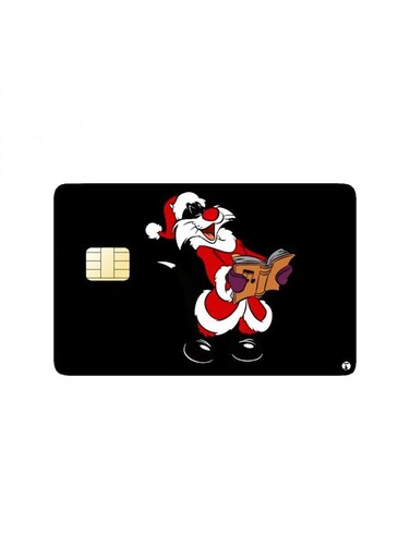 PRINTED BANK CARD STICKER Animation Sylvester From Tweety By Warner Bros