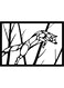 Decorative Wall Sticker Black 20cm
