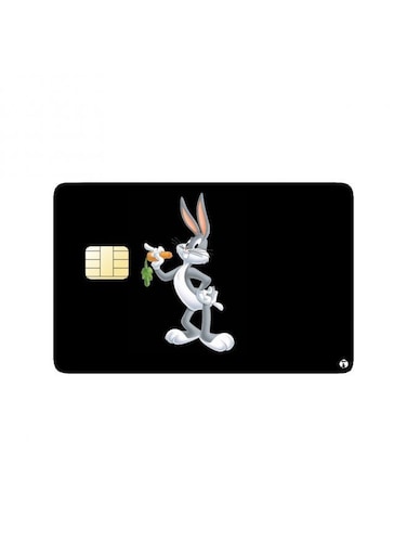 PRINTED BANK CARD STICKER Animation Bugs Bunny From Looney Tunes By Warner Bros