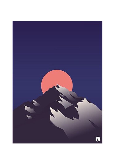 Printed Wall Sticker Multicolour 20cm