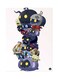 Printed Wall Sticker Multicolour 20cm