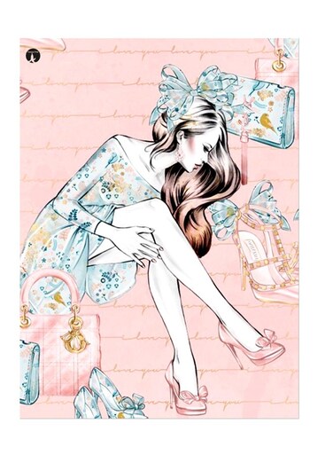 Printed Wall Sticker Multicolour 20cm