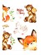 Printed Wall Sticker Multicolour 20cm