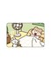 PRINTED BANK CARD STICKER Cute Girl Drawing With Bunny