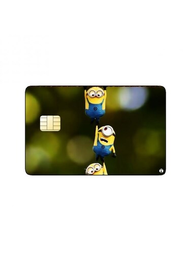 PRINTED BANK CARD STICKER Minions