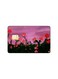 PRINTED BANK CARD STICKER Cute Flowers Drawing With Moon