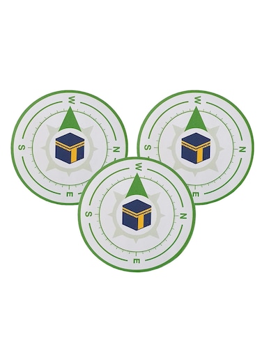 Qibla Sigen for Praying 3pcs Bundle of Vinyl Sticker Signage to indicate Qibla Vinyl Decal Stickers for Muslim Kaaba