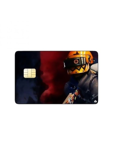 PRINTED BANK CARD STICKER Pubg Mobile Video Game