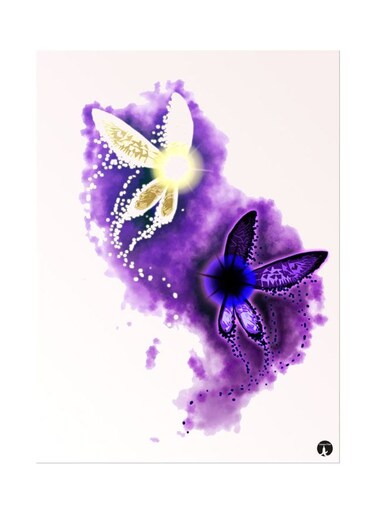 Printed Wall Sticker Multicolour 20cm