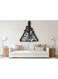 Decorative Wall Sticker Black 20cm