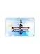 PRINTED BANK CARD STICKER Cute Girl Drawing In Boat In The Sea