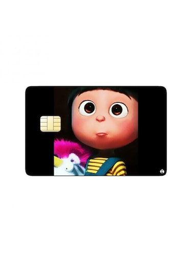 PRINTED BANK CARD STICKER Animation Agnes From Despicable Me By Illumination