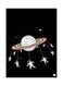 Printed Wall Sticker Multicolour 20cm