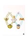 Printed Wall Sticker Multicolour 20cm