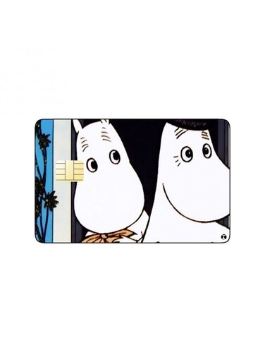 PRINTED BANK CARD STICKER Animation The Moomins By Tove Jansson