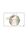 PRINTED BANK CARD STICKER Cute Rabbit Drawing With Roses