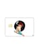 PRINTED BANK CARD STICKER Beautiful Sleeping Girl Drawing With Moon