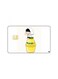 PRINTED BANK CARD STICKER Cute Boy Drawing With Banana Drink