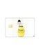 PRINTED BANK CARD STICKER Cute Boy Drawing With Banana Drink