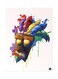 Printed Wall Sticker Multicolour 20cm
