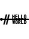 Decorative Wall Sticker Black 20cm