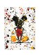 Printed Wall Sticker Multicolour 20cm