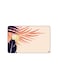 PRINTED BANK CARD STICKER Beautiful Tree Leaves Drawing