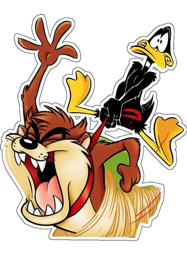 Cute Cartoon Character Wall Sticker Multicolour