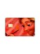 PRINTED BANK CARD STICKER Animation Rapunzel From Tangled By Disney