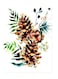Printed Wall Sticker Multicolour 20cm