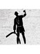 Decorative Wall Sticker Black 20cm