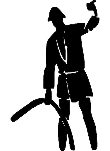 Decorative Wall Sticker Black 20cm