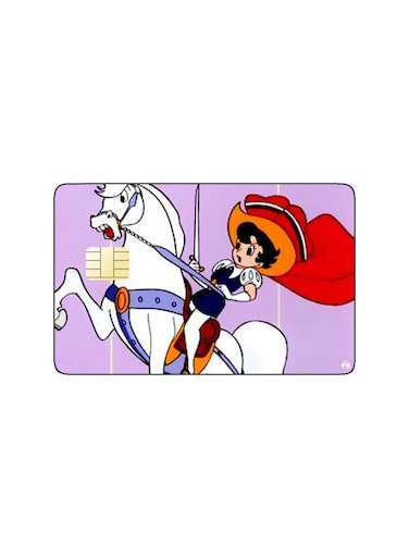 PRINTED BANK CARD STICKER Princess Knight Anime