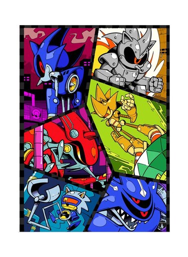 Printed Wall Sticker Multicolour 20cm