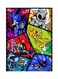 Printed Wall Sticker Multicolour 20cm