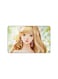 PRINTED BANK CARD STICKER Beautiful Girl Drawing With Flowers
