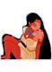 Disney Character Printed Wall Sticker Multicolour