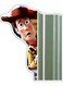 Toy Story Character Printed Wall Sticker Multicolour