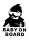 Baby On Board Self-Adhesive Car Sticker